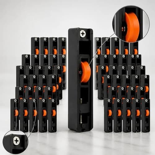 Roldana Rol 440 Alumpoint Linha Suprema Regulagem Rolamento Kit 50un