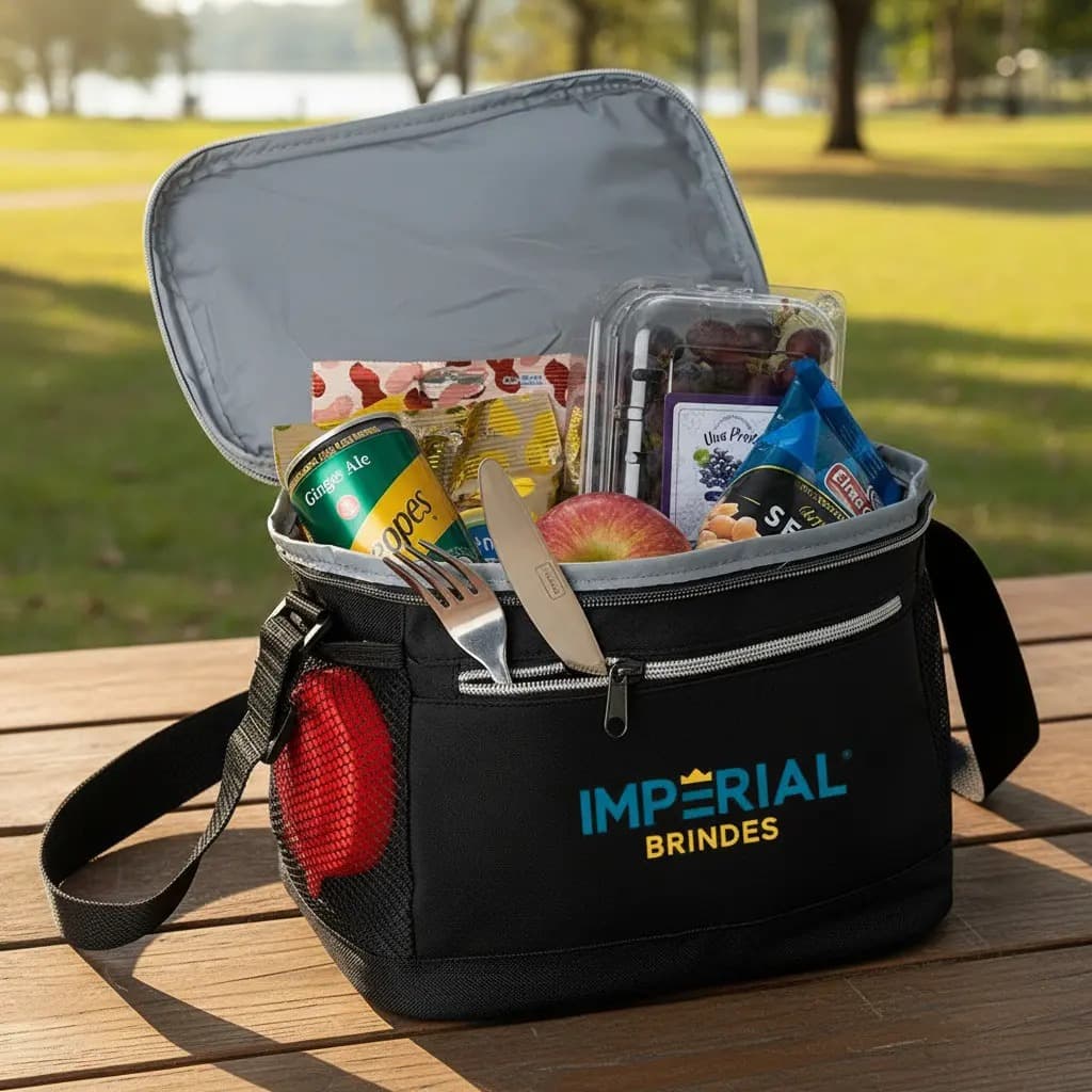 Kit 10 Bolsas Térmica 10 Litros Personalizadas Para Empresas