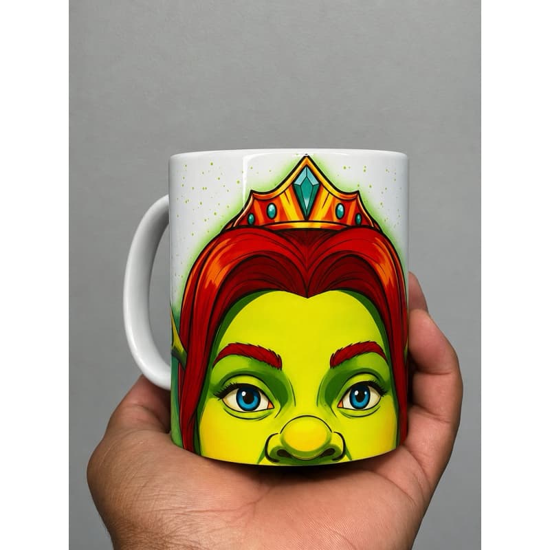 Caneca Shrek, Fiona e Burro – Individual ou Kit com 3 Canecas