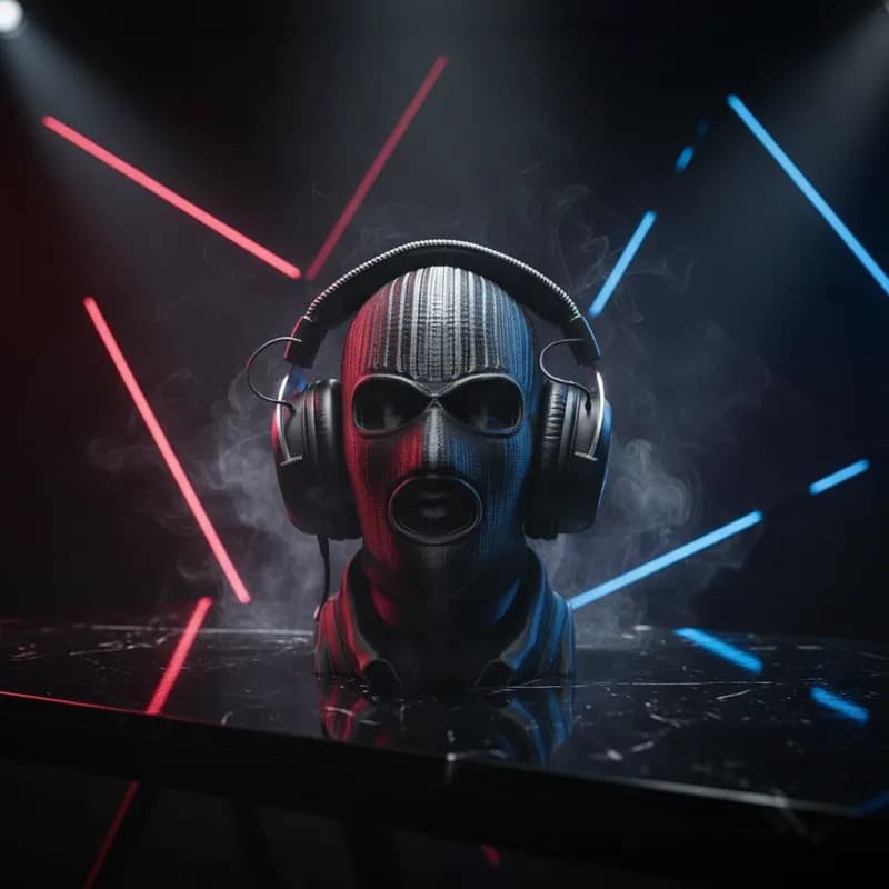 Suporte de Fone Gamer Agente Mascarado CS2 Counter Strike Headset Decorativo para Setup