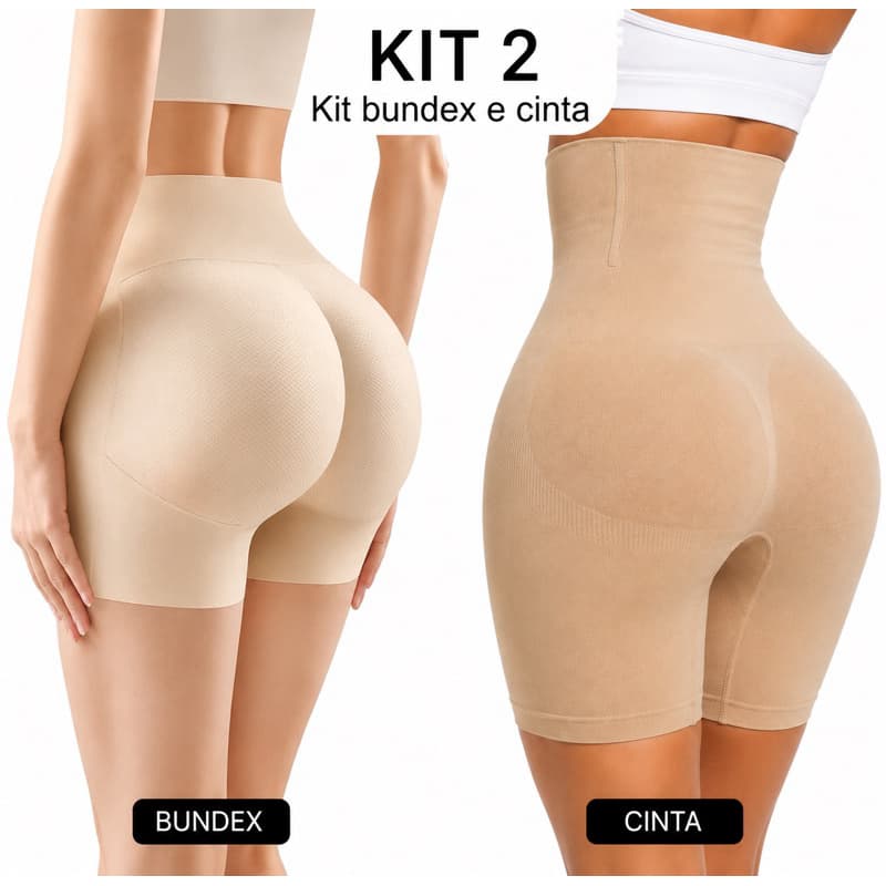 Short Bundex Ou Cinta Calcinha Curta Com Estofamento De Espuma bundex Levanta Aumenta Bumbum Afina Cintura