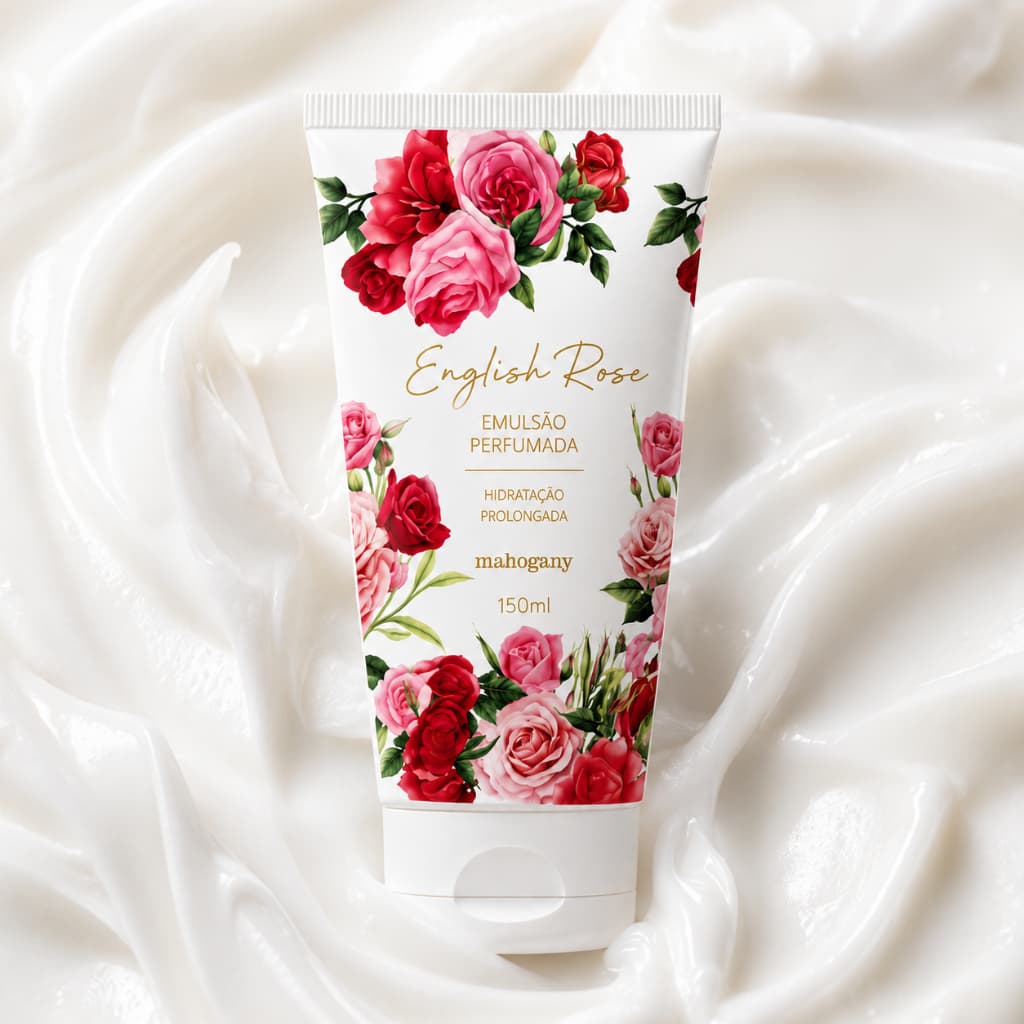 Hidratante English Rose Mahogany 150ml - Edição Especial