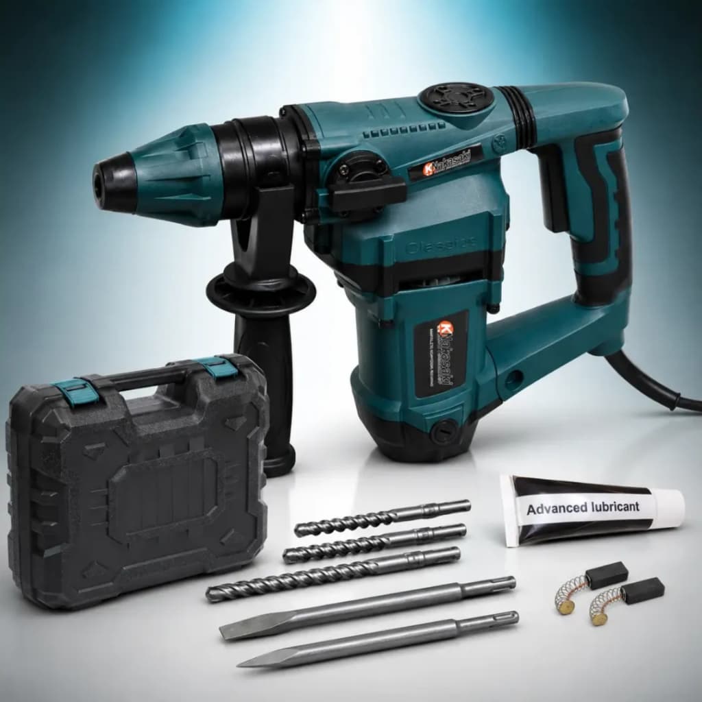 Martelete Furadeira Rompedor 1600W 5,5J Rotativo Com Impacto Profissional SDS Plus Pro