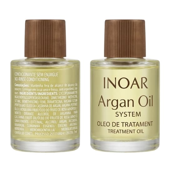 Óleos De Argan System Oil, Inoar Latifah Argan e Mirra Oil,  Inoar Cicatrifios Oil, - Inoar Oil 7ml