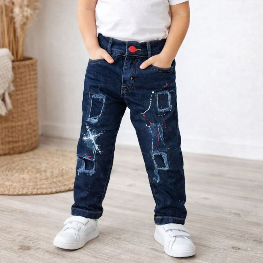 Calça Jeans Jogador Meninos 08 ao 16 Novidades