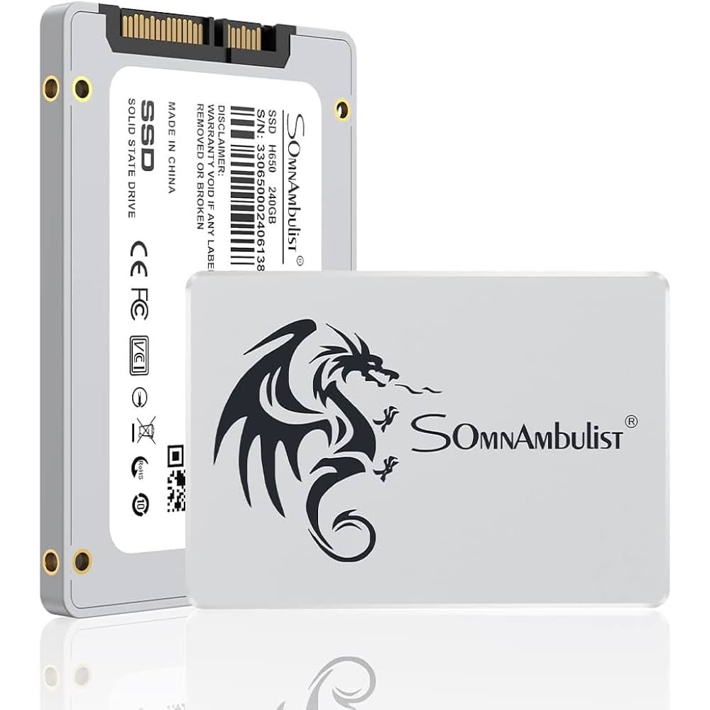 SSD 512GB SATA III 2.5 Pol Leitura Rápida para PC Notebook Upgrade Alta Velocidade