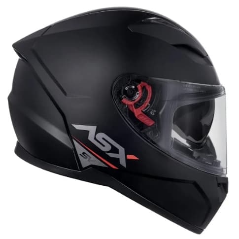 Capacete Masculino Feminino Asx City Sv Preto Oculos Interno