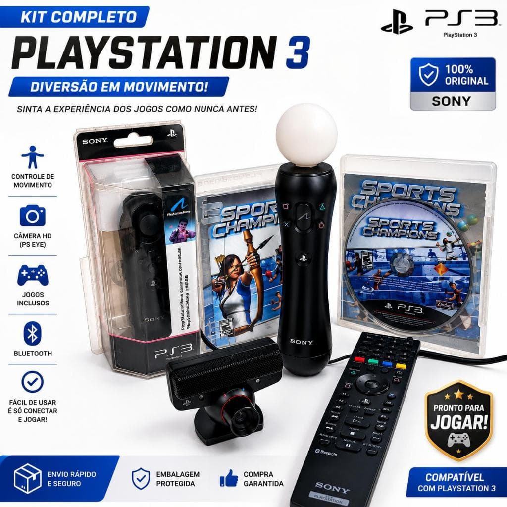 kit move ps3 5 in 1