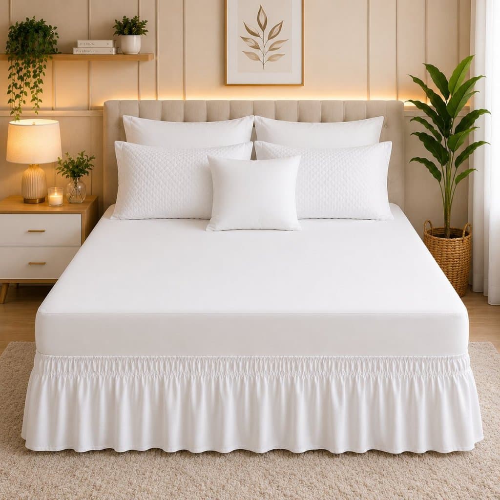 Saia para Cama Box 2 elásticos - Alta Qualidade