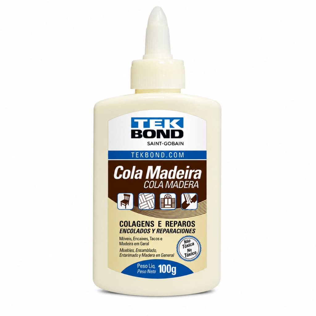 Cola Madeira Tekbond 100g Seca Rápida Mdf Móveis Artesanato