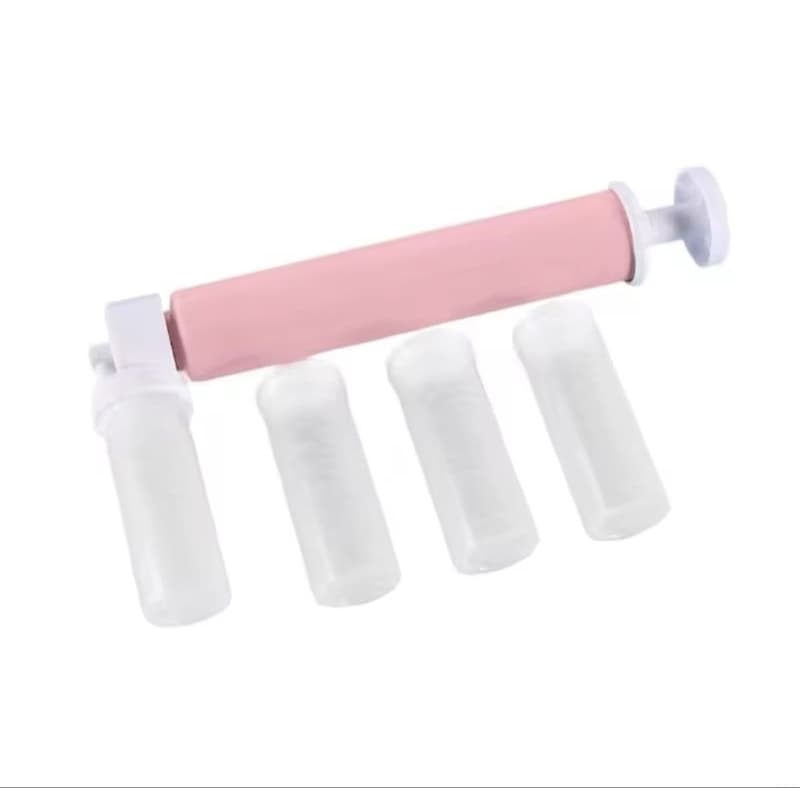 Pulverizador Bombinha 4 Potes Para Glitter Decoração de bolos e tortas.