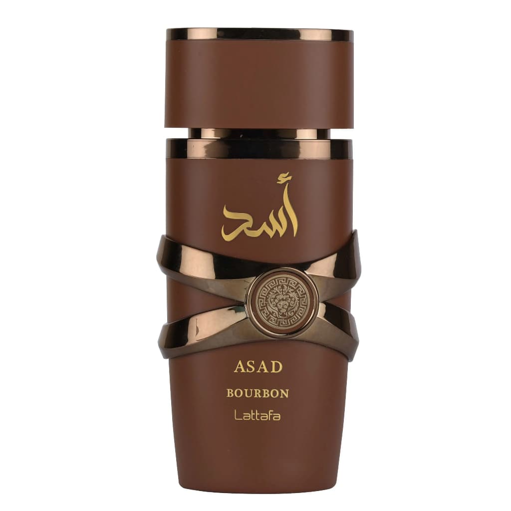 Perfume Arabe Masculino Lattafa Asad Bourbon Original 30ml Eau de Parfum Frasco Pequeno, Portátil Para Qualquer Evento