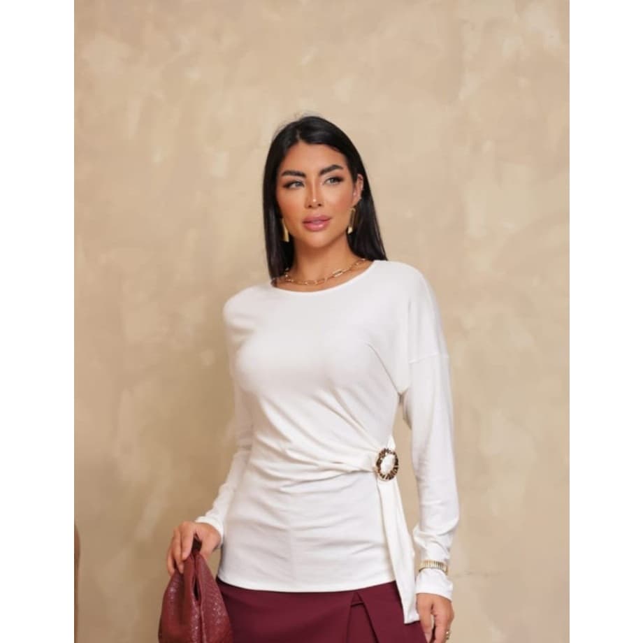 Blusa feminina elegante blusa feminina estilosa plus size blusa em viscolycra