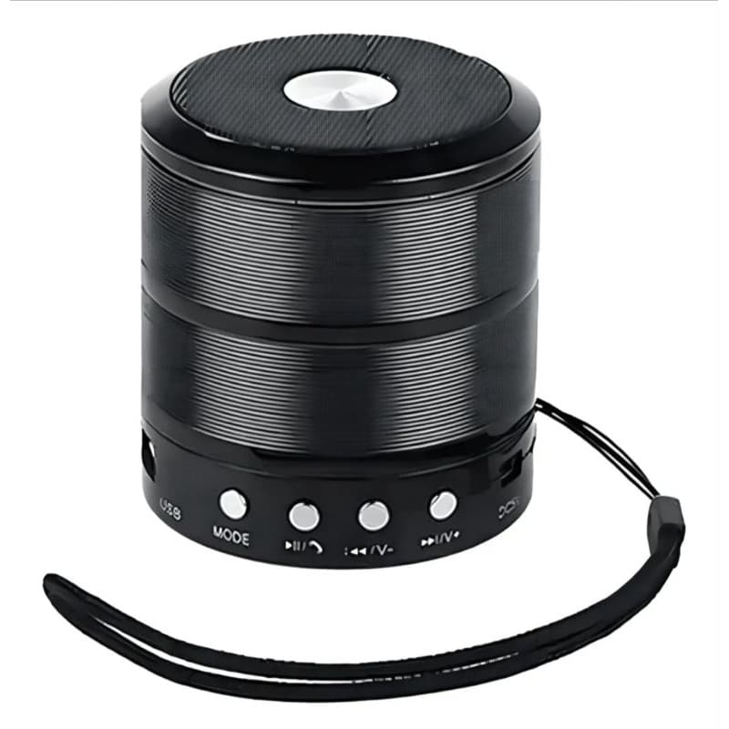Mini Caixa de Som Bluetooth Portátil 887 com Bluetooth 5.0 e Rádio Fm