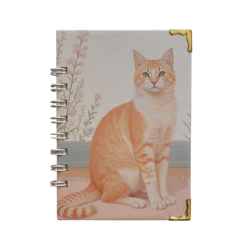 Caderno Espiral Caderneta Anotações pequeno gato gatinho promo escola faculdade estudo