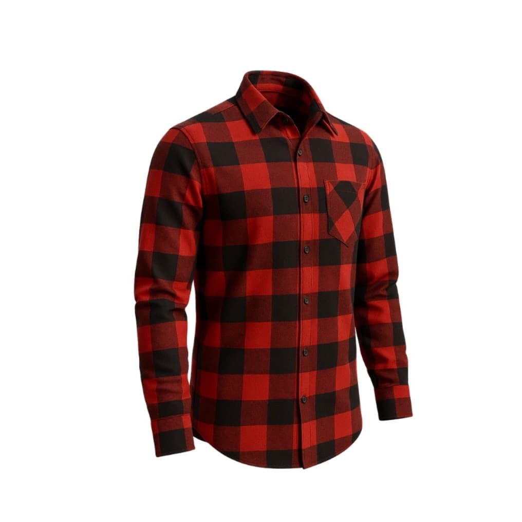 Camisa Xadrez Masculina Manga Longa Camisa Social Xadrez Social De Flanela Camiseta Social Premium