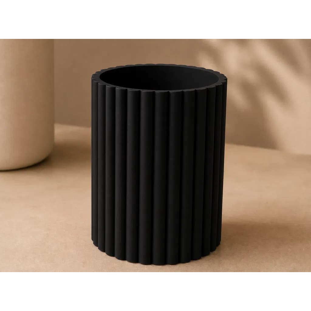 Suporte para Pincéis de Maquiagem Canelado | Copo para Canetas / Lápis