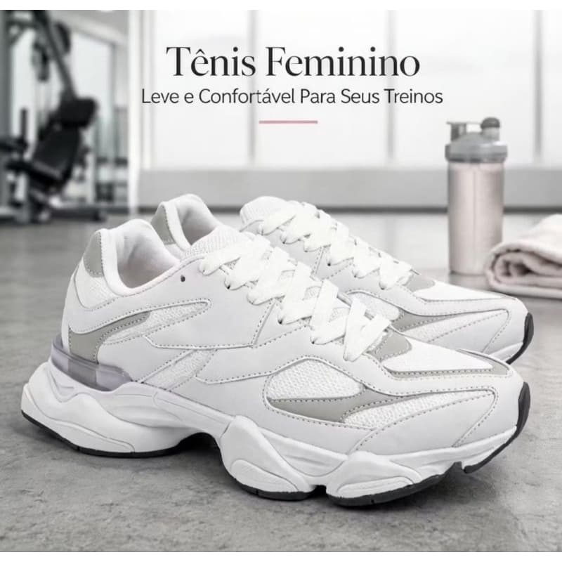 Tenis Feminino Casual Confortável | Design Esportivo Moderno Para Seus Treinos | COMPRE AGORA!