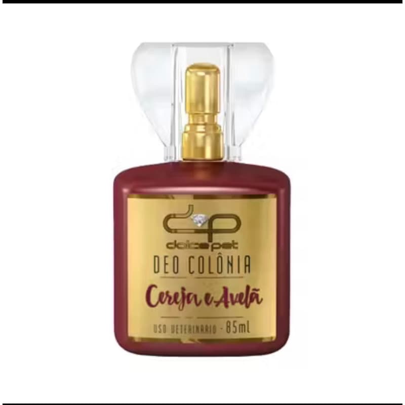 Colônia Perfume Dolce Pet Cereja e Avelã 85ml para Pets - Aroma Duradouro e Orgânico