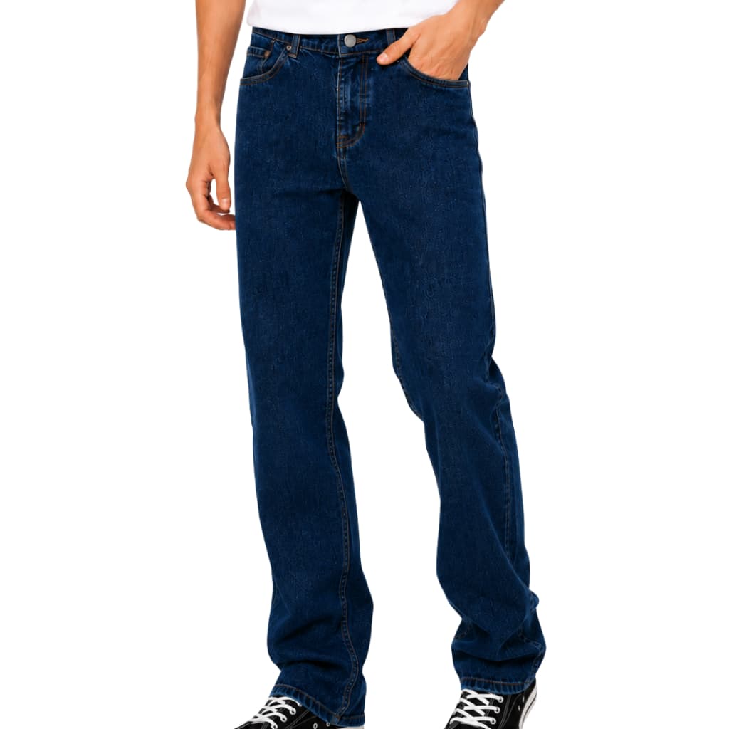 calça jeans masculina reta clássica casual com regulagem interna juvenil  do 10 ao 16