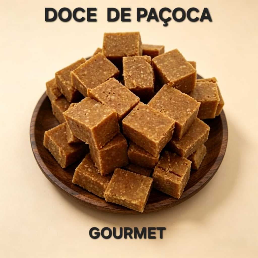 Doce de paçoca gourmet
