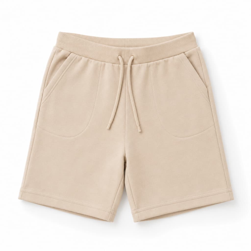 Bermuda Moletom Short Infantil Moletinho Criança Menino Escola Bermuda Verão Casual Básico Dia a Dia