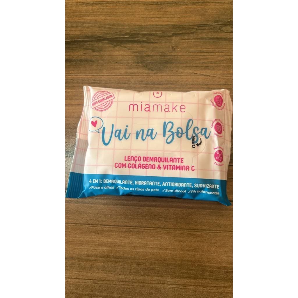 Lenço Umedecido Vai na Bolsa – Mia Make