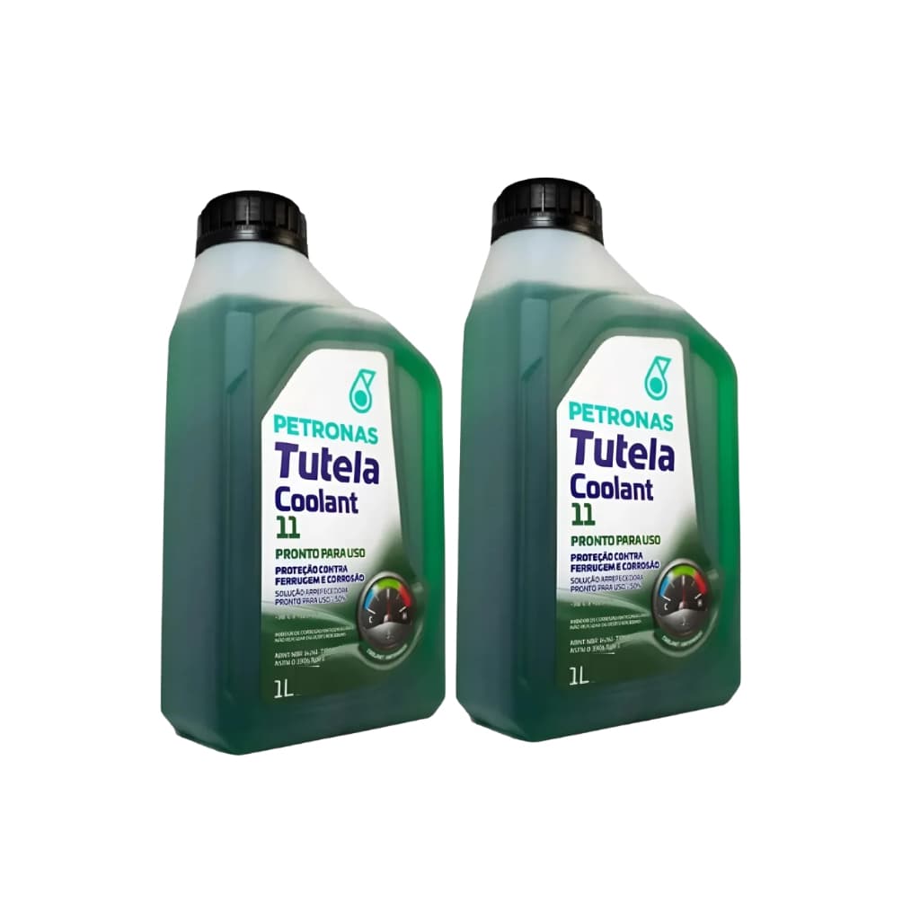 Aditivo Arrefecimento Inorganico C/2un Para Radiador Pronto Uso Petronas Coolant 11 1L Verde Ref: 76363E19BR