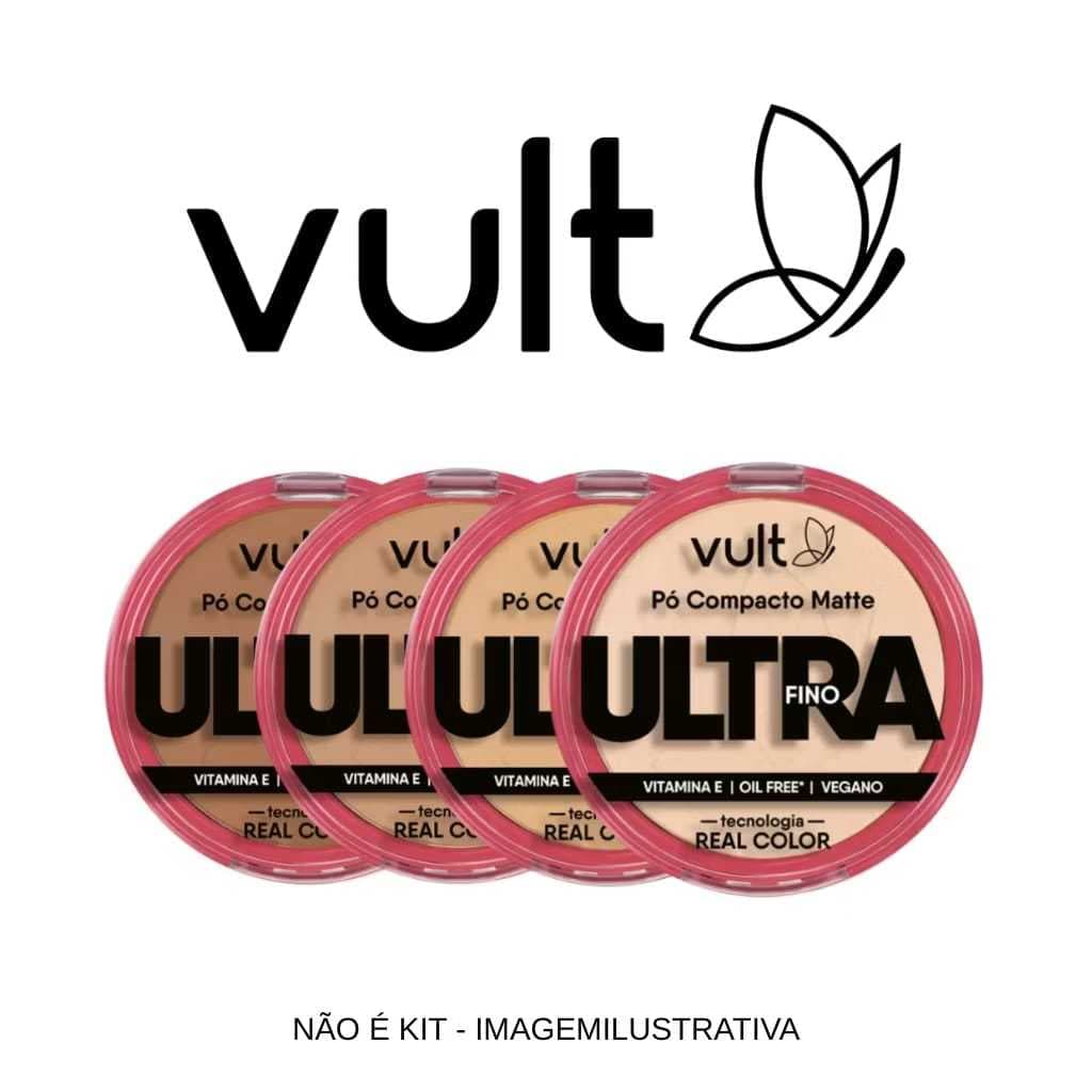 Pó Compacto Matte Ultrafino Vult