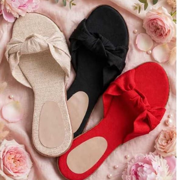 Rasteirinha com Nó, chinelo baixo para o dia a dia