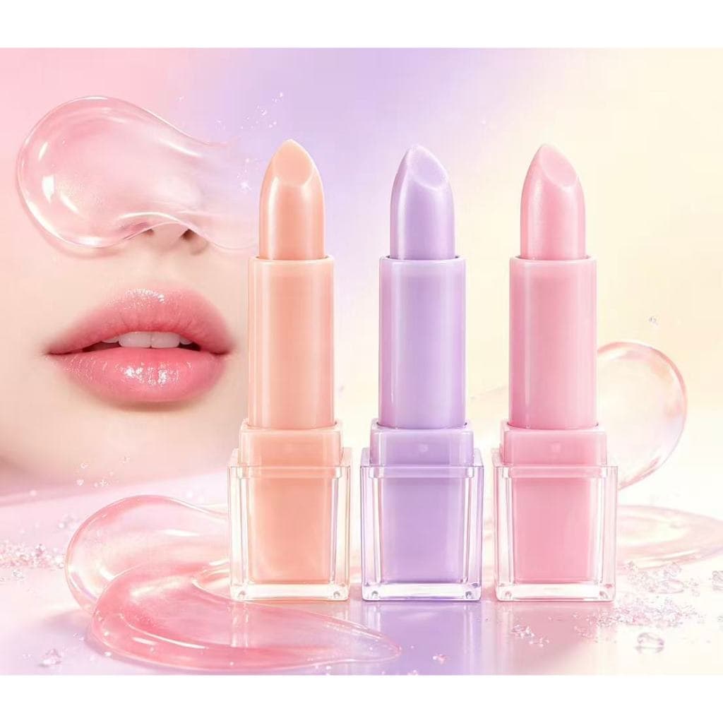 Batom PINK21 Magic Touch Muda de Cor pH Hidrata Profundamente e Refresca Sem Pegajosidade Cor Inteligente Personalizada