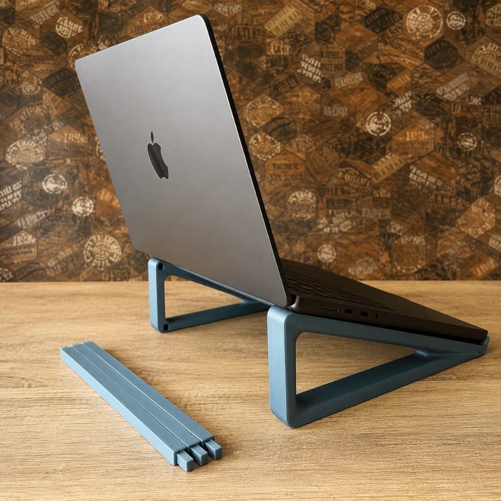 Suporte Ergonômico para Notebook Base Elevada Ajustável Mesa Laptop MacBook