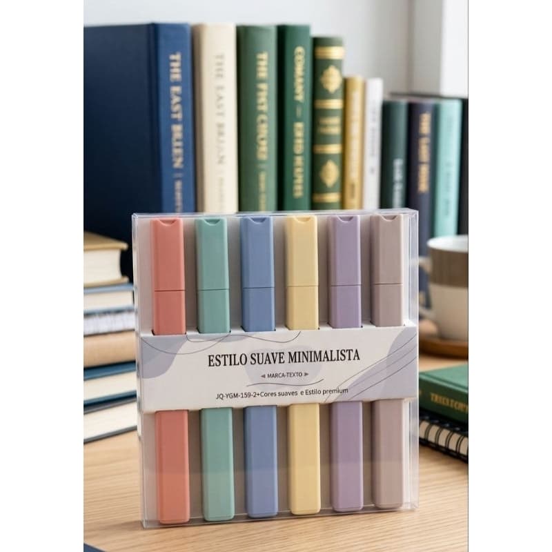 Canetas Marca Texto Morandi - Suavidade e Criatividade com Cores Pastéis