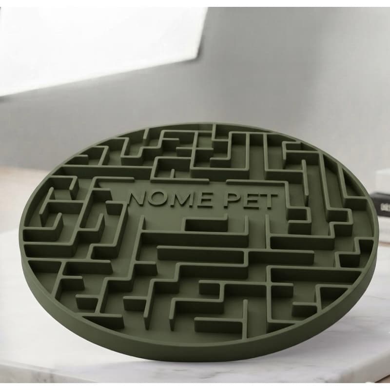 PERSONALIZADO Tapete Comedouro Pet Comedouro Lento – Lamber Lento, Reduz Stress Cães e Gatos