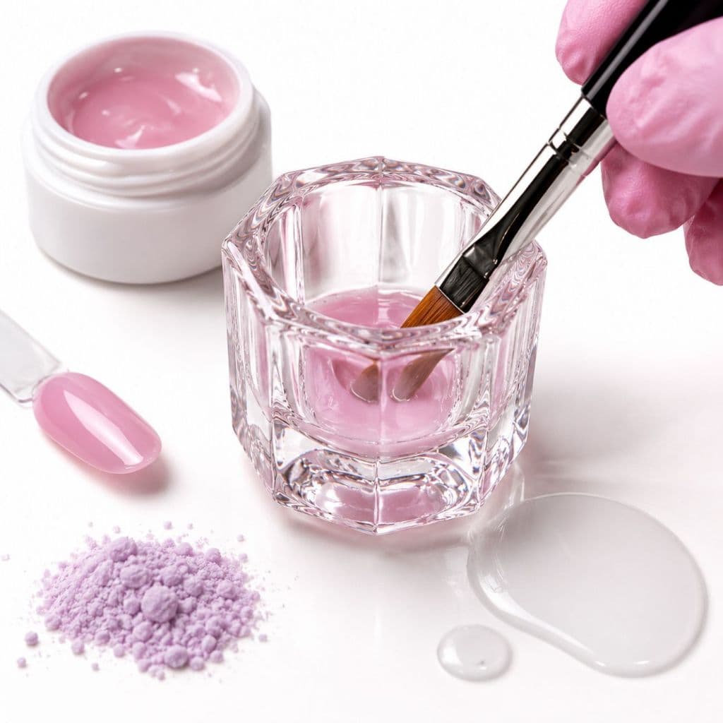 Dappen De Vidro Copo Profissional Para Mistura Porcelana Henna Alongamento Envio Imediato