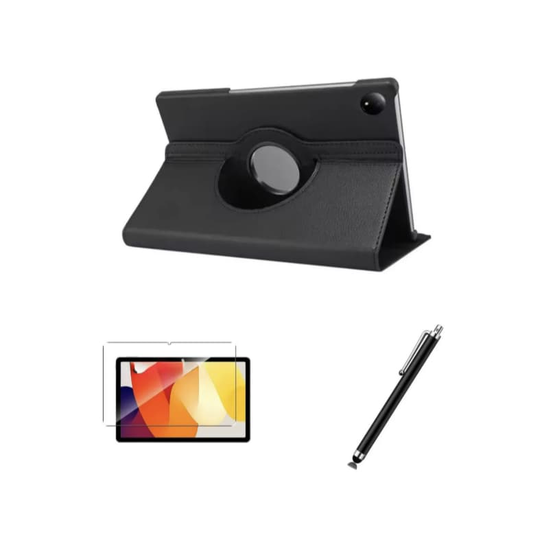 Capa Giratória + Película + Caneta Para O Tablet Lenovo M9