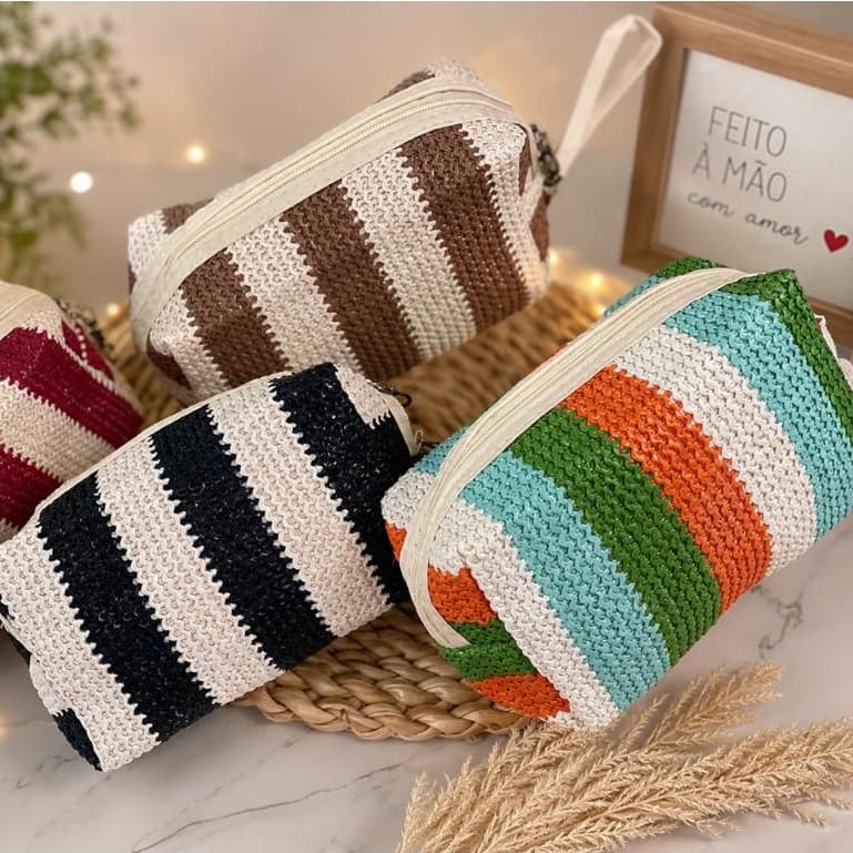 Necessarie Organizadora de Bolsa Porta Maquiagem Com Alça Bolsinha de Viagem