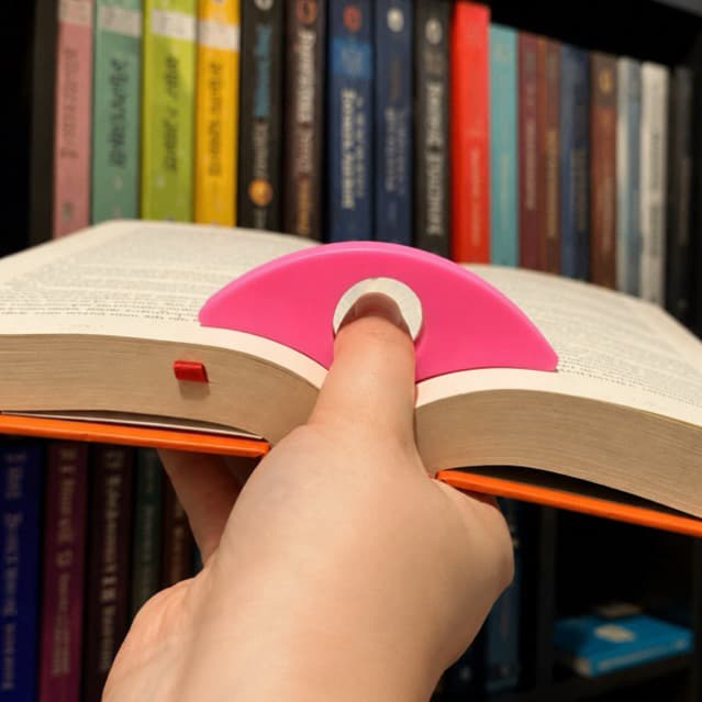 Suporte Dedo Dedão Leitura Pagina Livro