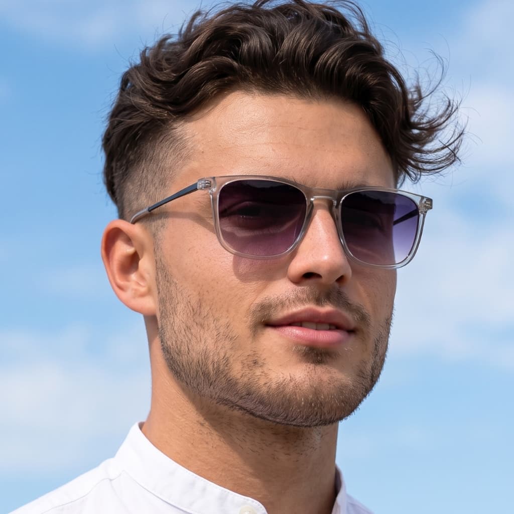 Óculos de Sol Quadrado Escuro Premium Classico Vintage Moda Praia Oldmoney uv400 Masculino Feminino