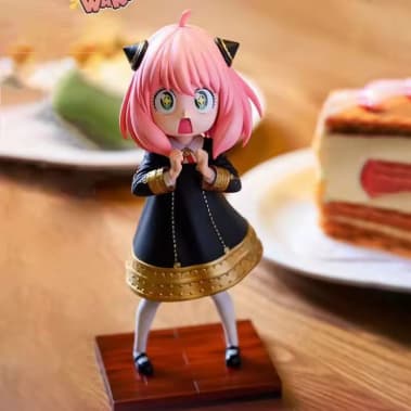 Figura Anya Forger de Spy X Family, Estátua de Anime, Decoração de Mesa, em PVC, Modelo Colecionável