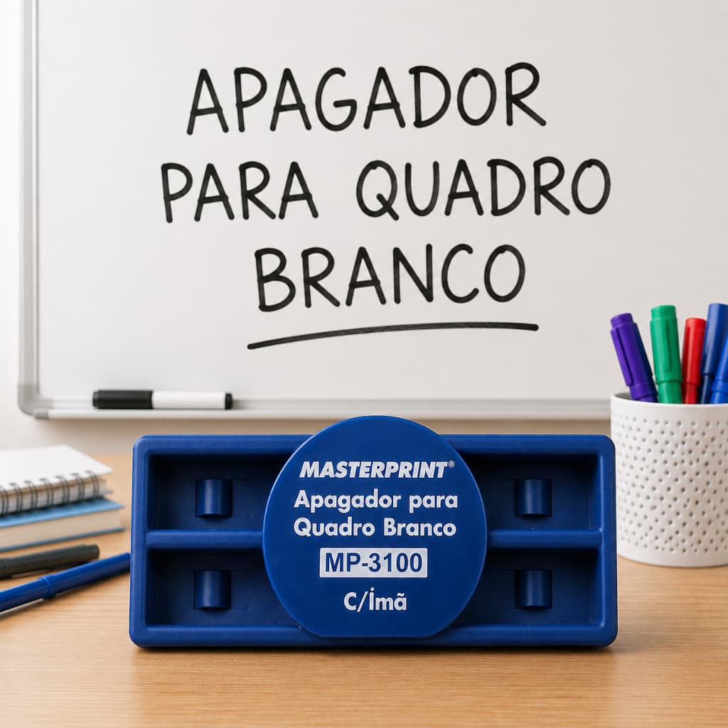 Apagador P/Quadro Branco Plastico Magnetico Masterprint