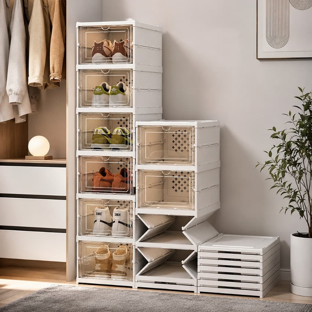 Sapateira Vertical Dobravel Caixa Sapato Tênis Misto