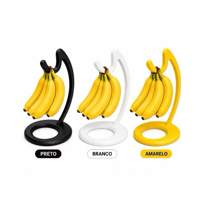 Suporte 3D para Cachos de Banana, com base estável, Design sofisticado!