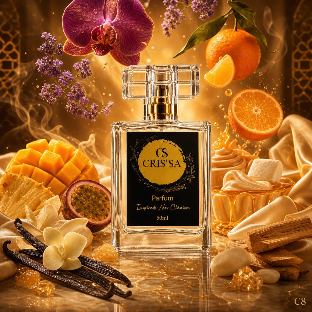 Perfume Feminino Doce Marcante Cítrico Yarah Candy 50ml Alta Fixação