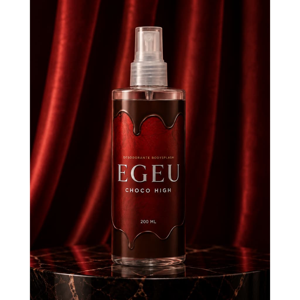 Kit Ate 3 Body Splash Feminino Egeu Choc 200ml - Perfume Corporal