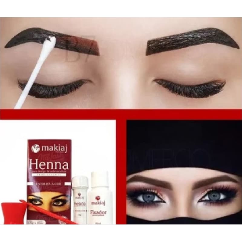 Henna Makiaj para Sobrancelhas com Fixação Duradoura