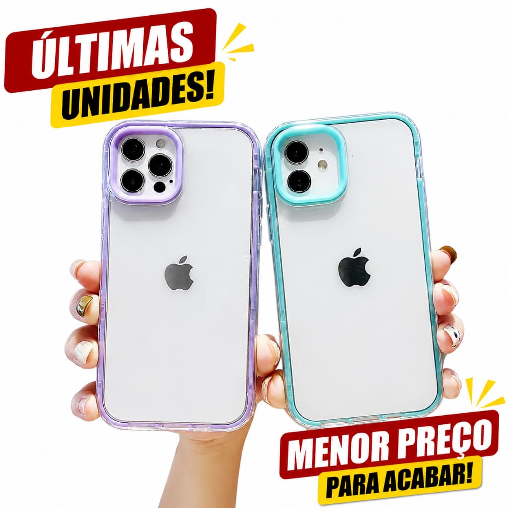 Capinha de Celular 7 8 Xr 11 12 13 14 15 Pro Max Capa Proteção 360 Protege Frente Verso