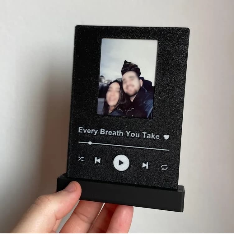 Moldura Spotify Personalizada | Porta Foto Estilo Fujifilm para Instax Mini, Polaroid e Fotos 10x15 🎁