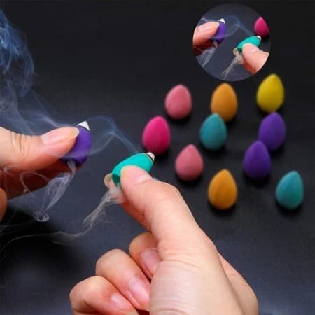 Kit Incensos Cone Cascata de Fumaça Escultura (25un)