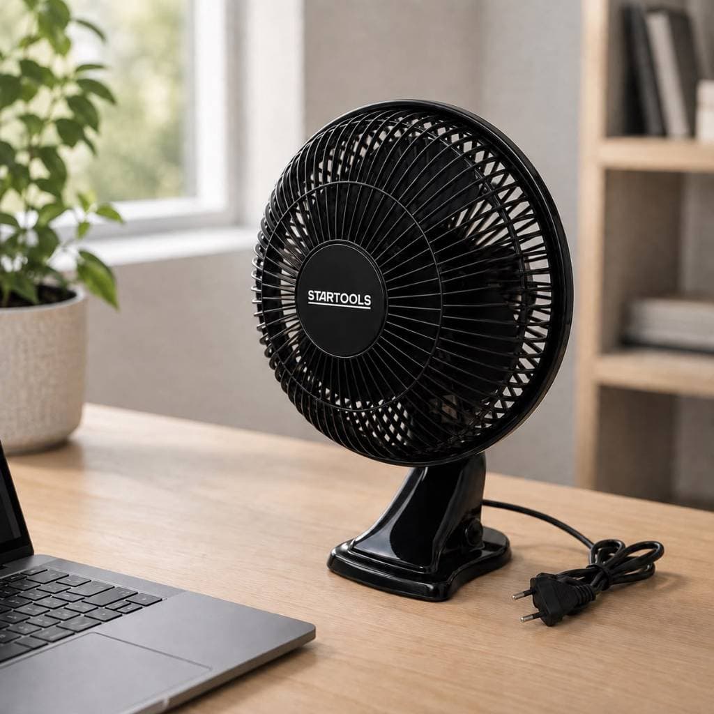 Ventilador Portatil Mesa Residencial Comercial 220v Silencioso Oscilante